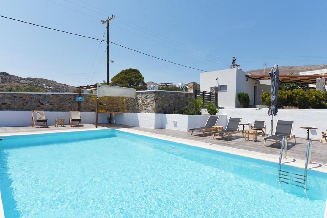 Flora'S Beach And Pool Villa In Syros Liaropa Exterior foto